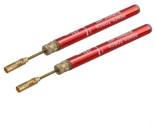 Fer à souder léger au gaz butane rechargeable outil pour réparations maison et loisirs (2 pièces)