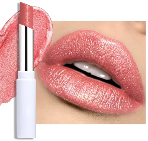 Erinde Rouge à Lèvres Brillant Hydratant, Lipstick Texture Crémeuse, Couleur Riche et Lumineuse, Effet Naturel, Longue Tenue, Sensation Légère #01