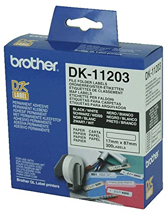 Brother Ordner-Etiketten für Etikettendrucker