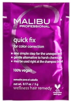 Malibu Color Correction Natural Wellness Treatment 5g Sachet - 1st step to colour success