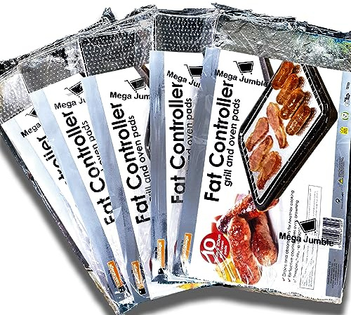 5 X 10 FAT CONTROLLERS. FAT TRAPPER COOKING PADS. GRILL & OVEN. ABSORBS FAT