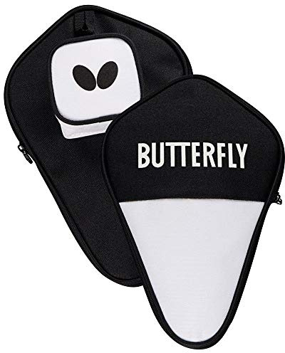 Butterfly Tischtennishülle schwarz/blau Curve CASE II | Aufbewahrungstasche für Zwei Tischtennisschläger & sechs Tischtennisbälle | Geeignet für jedes Alter von Anfänger, Fortgeschrittene & Profis