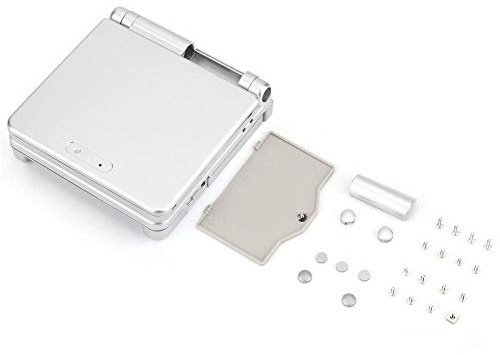 Nimoa Custodia per Console di Gioco, Custodia per Console per Nin-Tendo Game Boy Advance GBA SP Custodia Protettiva in ABS per Kit di Riparazione (Argento)