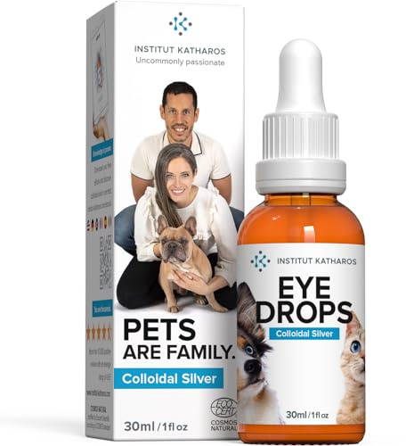 Limpiador Ojos Perros y Gatos - Colirio 100% Natural contra Conjuntivitis - Limpiador Ocular Eficaz a Acción Rápida - Plata Coloidal 30ml
