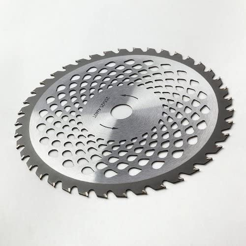DISCO IN ACCIAIO A 40 DENTI PER DECESPUGLIATORE 255/25,4 mm PER TAGLIO ROVI, CANNE, STERPAGLIE ERBA ALTA