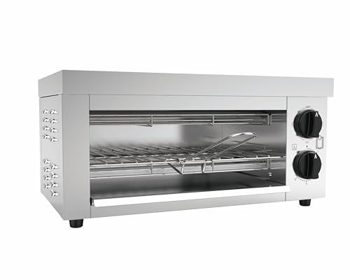 METRO Professional Toaster- / †berbackgerŠt GTO1002, Edelstahl, 49.2 x 28 x 24.4 cm, 2000 W, mit Kochzone