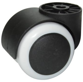 HZEPDVT Roue de Chaise pivotante sans Tige de 2 Pouces Roue Universelle Accessoires de Chaise d'ordinateur Poulie de Chaise de Bureau Roulette silencieuse 1 pièce