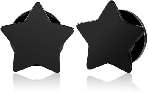 DOEARKO Ohr Flesh Tunnel 1 Paar Ohr Plug Edelstahl Double Flared Gestreckte Expander Ohr Piercing Schmuck für Frauen und Männer 8mm-16mm
