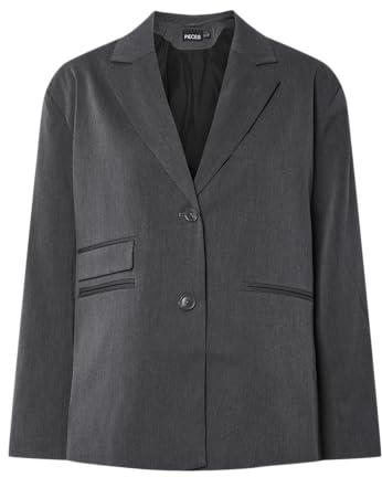 PIECES Pcjinkx-Blazer Oversize, Asfalto, S Donna