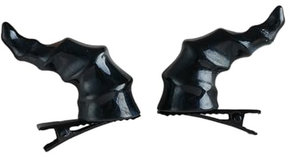 Devil Dragon Horn Haarclip Barrettes Halloween Cosplay Masquerade Headwear Haarnadel Devil Cosplay