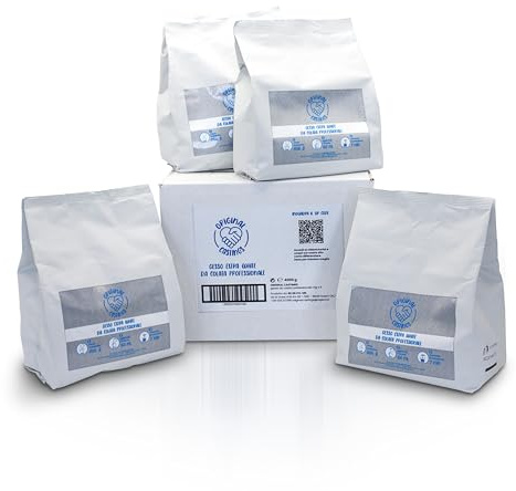 ORIGINAL CASTINGS Gesso per Stampi Extra White 4 KG | Polvere di Ceramica da Colata per Stampi in Silicone, da Modellare Senza Cottura, Auto Indurente, Bianco