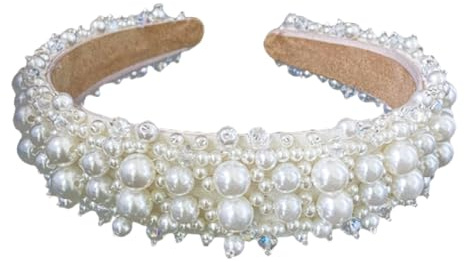 EXQUIMEUBLE 1Stück Braut Haarschmuck Haarreif Hochzeitsaccessoire Exquisites Design Langlebig und Leicht für Braut und Brautjungfern Feierlichkeiten und Anlässe