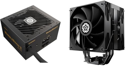 ENERMAX MARBLEBRON II 650 Watt modulares 3.1 ATX Gaming Netzteil 80PLUS Bronze & ETS-T41D CPU Kühler Digitalstatusanzeige Bundle; EMB650-T41D