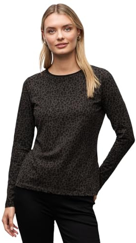 Damen Jersey-Shirt im Leo-Look