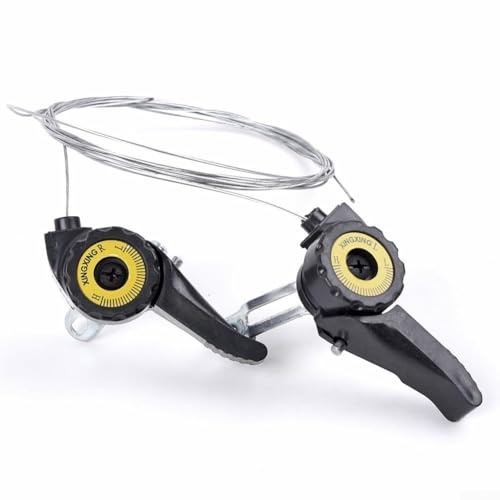 ToolsEvery Kompletter Schalthebel mit Kabel für Mountainbikes, ideal für alle Radsportbegeisterten (Schwarz)