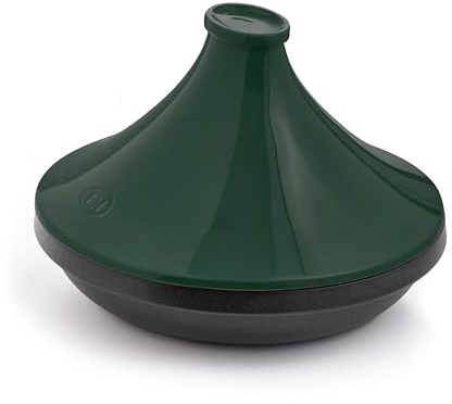 Emile Henry Tajine Delight 32 cm Cèdre – Céramique Française Haute Résistance – Tous Feux dont Induction & Four – Plat à Tajine 3 L – Fabriqué en France