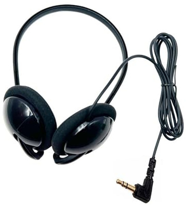 Zqxnt Cuffie sovrauricolari con cavi da 150 cm, suono coinvolgente, traspiranti, cuscinetti auricolari per chiamate a lunga durata, cavo da gioco