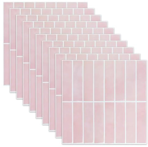 Adhesivos para azulejos 3D, 10 unidades, azulejos de pared autoadhesivos, azulejos de pared 3D de vinilo, azulejos autoadhesivos, azulejos adhesivos para cocina despegables para decoración de pared de