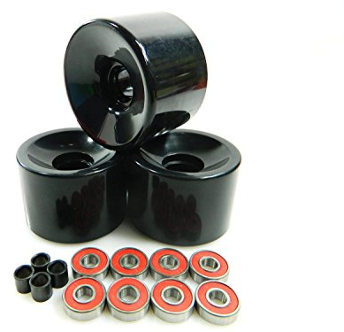 TGM Choice 78a Longboard Wheels (Offset), 76mm, Black