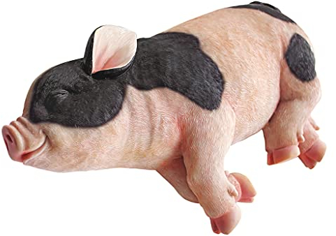 Design Toscano Blagdon QM2580000 - Escultura de Animal para jardín (Cerdo)