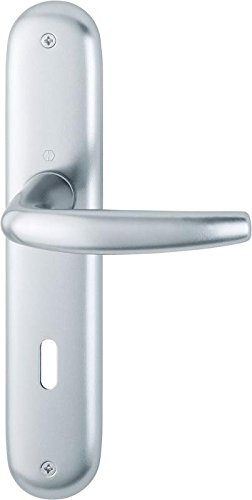 HOPPE Langschild-Garnitur 'Atlanta' Aluminum Natur 1530/273P - 2320884