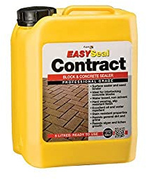 EASYSeal - Contract Block & Concrete Sealer. Oil & Waterproof Outdoor Sealant for Block Paving Slabs. 5L Water-Based Acrylic Driveway Sealer Block Paving Patio Seal.