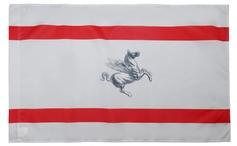 AZ FLAG Flagge Toskana 90x60 cm Polyester 100D Hohlsaum | Für innen und außen Granducato di Toscana dekorative Flagge doppelte Nähte und verstärkte Kanten mit Masttunnel
