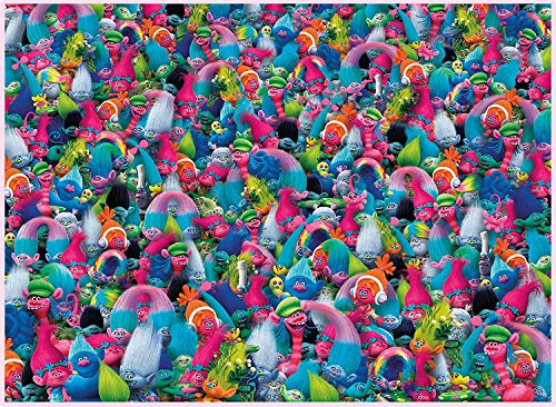 Clementoni 39369 - Trolls - 1000 Teile Puzzle (schwer)