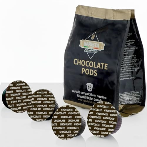Schokolade - 48 Kapseln Kompatibel mit Nescafé* Dolce Gusto* Maschinen | 48 Kapseln | 48 Tassen