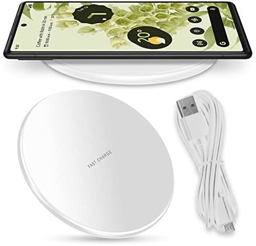 QI Wireless Ladegerät kompatibel mit Google Pixel 10 10a 9a 9 Pro/XL/Fold Ladestation Kabellos Charger Induktives Universal Schnellladegerät Ladematte