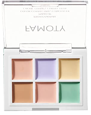 WishesMar Concealer Palette Color Corrector Augenringe fit You Make Up Camouflage Concealer 6 Shades Farbe für Tägliche und Professional Make up #A