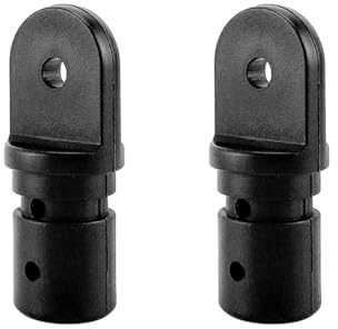 ZONADAH 4 Stücke Nylon Rohr Auge Endkappe 25mm Bimini Top Fitting Hardware Marine Boot Yacht Innen Auge Ende Baldachin Rohr Ende