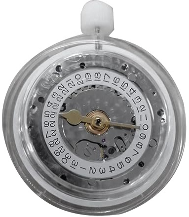 GOSIA 1 Stück 3186 Ersatzteile für GMT Mechanische Automatikuhren für blaue Waage, automatische Schiene, Zubehör für Uhren, silber