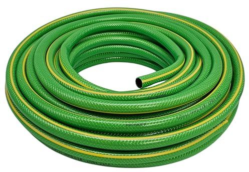 Bambelaa! Gartenschlauch 1/2 Zoll Wasserschlauch 20m ohne Anschlussgarnitur Für Gartenbewässerung Robust Garten Schlauch