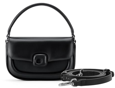 LA FESTIN Süße Mini Handtasche aus Leder für Mädchen & Damen, Umhängetasche mit Edelsteinverzierung, Elegante leder Shopper Tasche für täglichen Einsatz, Schule, Dating
