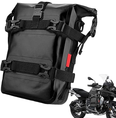 Motorrad-Stoßstangentasche, Werkzeugtasche, Bar-Tasche, Motorrad - Sturzbügeltasche Rahmentasche Gepäckpaket,wasserdichte Reisetaschen, Motor-Seitentaschen für Flaschen, Handschuhe, Sonnenbrillen