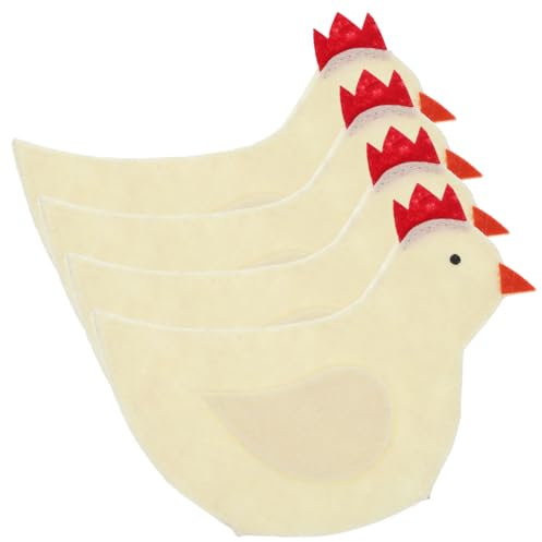 Cabilock 4stücke Eierwärmer Beutel Aus Küken-dekoration Für Haushalt Und Feste Eierbeutel Mit Ostermotiv Osterdekoration Und Aufbewahrung Handliche Eierhüllen