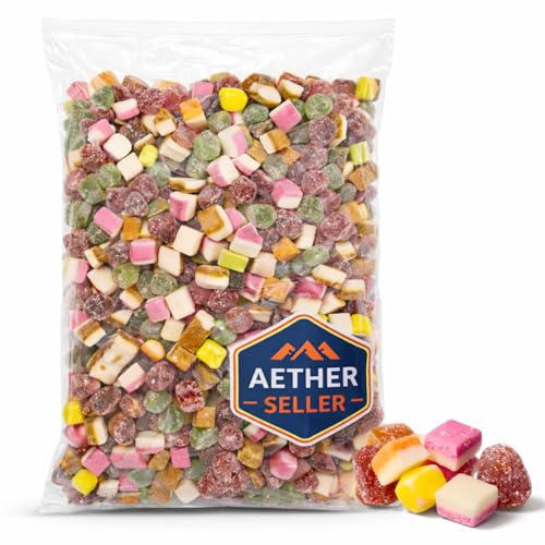 Dolly Mixture Sweets 1kg Bulk Bag – Classic Old Fashioned Jelly & Foam Sweets for Pick and Mix Candy, Party Bags, Sharing, Sweet Tables, Gifts, Events and Celebrations UK Favourite Retro Treats Boxed!