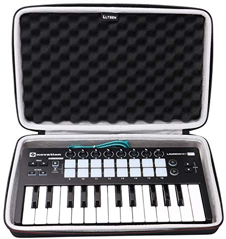 Keyboard Controller Case for Novation Launchkey Mini 25 Keyboard MK2 | Travel Protective Carrying Storage Bag