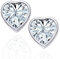 Herz Ohrringe Silber 925 Damen festliche Herz-Ohrstecker kleine elegante Herzohrringe Ich liebe Dich Geschenk für Frau Ehefrau Freundin Geschenkidee zum Geburtstag Jahrestag Hochzeitstag Weihnachten