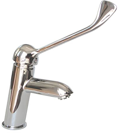 Rubinetto igienico a bassa pressione per lavabo, rubinetto clinico con leva lunga per studio medico e officina