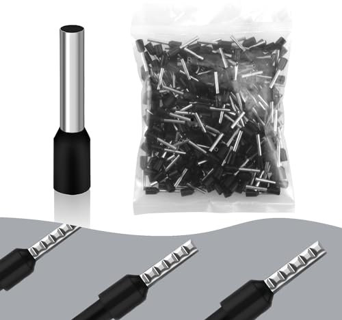 Embout de Cablage 1,5mm2 12mm 300 Pièces Embouts à Sertir Isolées pour Sertir l'extrémité des Câbles