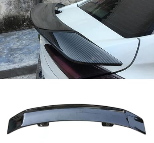 zjbzq Auto ABS Heckspoiler für BMW Z1 E30 1989 1990 1991, Kratzfest Verschleißfest Kofferraum Heckspoiler Heckflügel Lippe, Auto Sport Styling Zubehör,A/Gloss Black