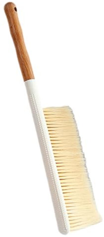 MOLUCKFU Cepillo Para Polvo Con Mango De Madera Cerdas Suaves Para Limpieza Multiusos Sofá Cama Alfombra y Hogar Práctico y Cómodo Para Barrido Eficaz