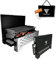 SCHNEIDERFREUDE® Folding Grill 2.0: Height-Adjustable Camping Grill with Dual Function Tongs & Bag - DEKRA Approved Charcoal Grill for Outdoor & BBQ