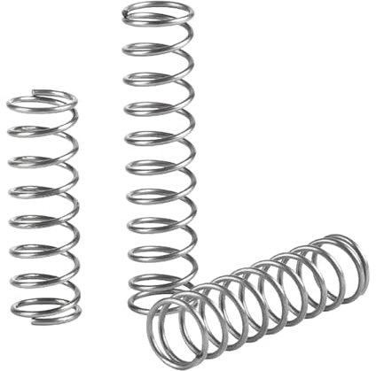 10 Stück Druckfedern, 0,8mm x 6mm x 35mm, Druckfedern aus Edelstahl 304