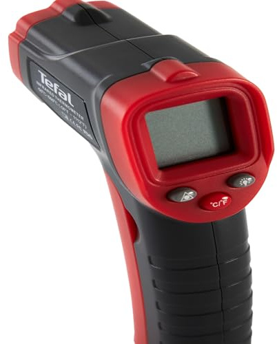 TEFAL XA401000 Termometro a infrarossi per forno a pizza – controllo preciso della temperatura – schermo LCD chiaro – ideale pre-riscaldamento e cottura perfetta