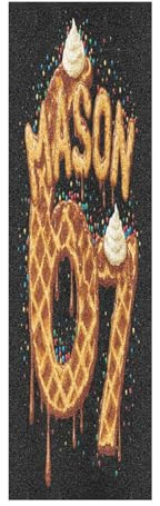 WDdZzyy 6 7 Mason Griptape Skateboard Halkskydd Pro Scooters Grepptejp 83 × 9 tum Papel de lija para patinetas