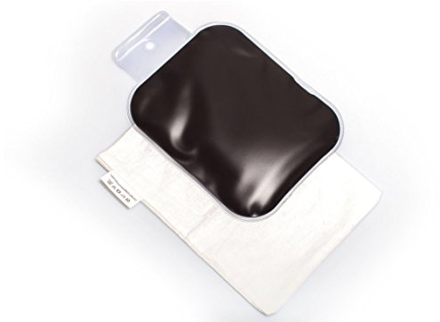 Kerafactum® Wärmekissen Moorkisssen auch für Kaltanwendungen Moor Kissen aus Naturmoor geeignet als Rückenkissen Moorwärmekissen Farbe transparent mit Heller Baumwollhülle