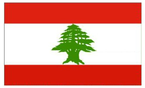 Liban Drapeau 5ft x 3ft